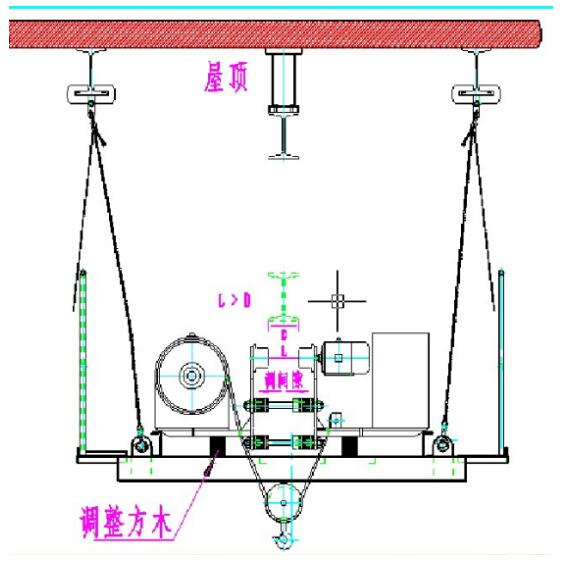 低凈空電動(dòng)葫蘆安裝圖